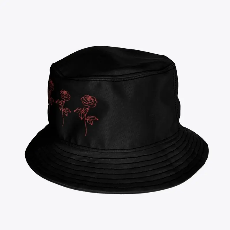 " I WISH YOU ROSES " bucket hat III